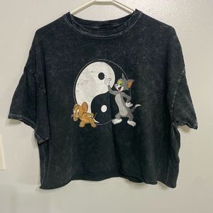 Oversized crop top